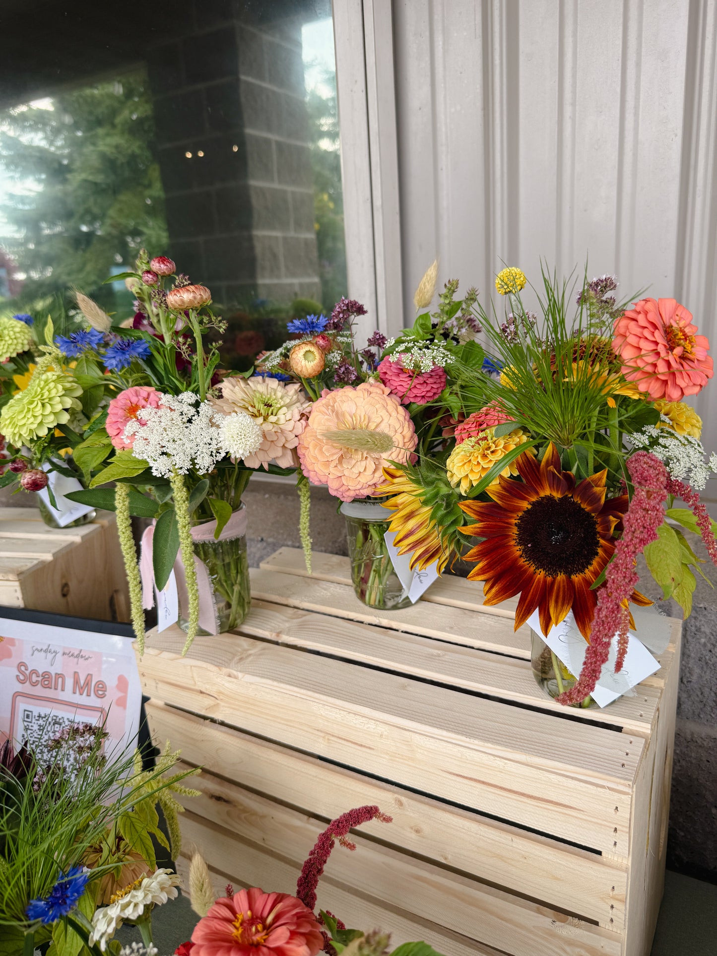 Mason Jar Bouquet @ The Arbor At Young Acres