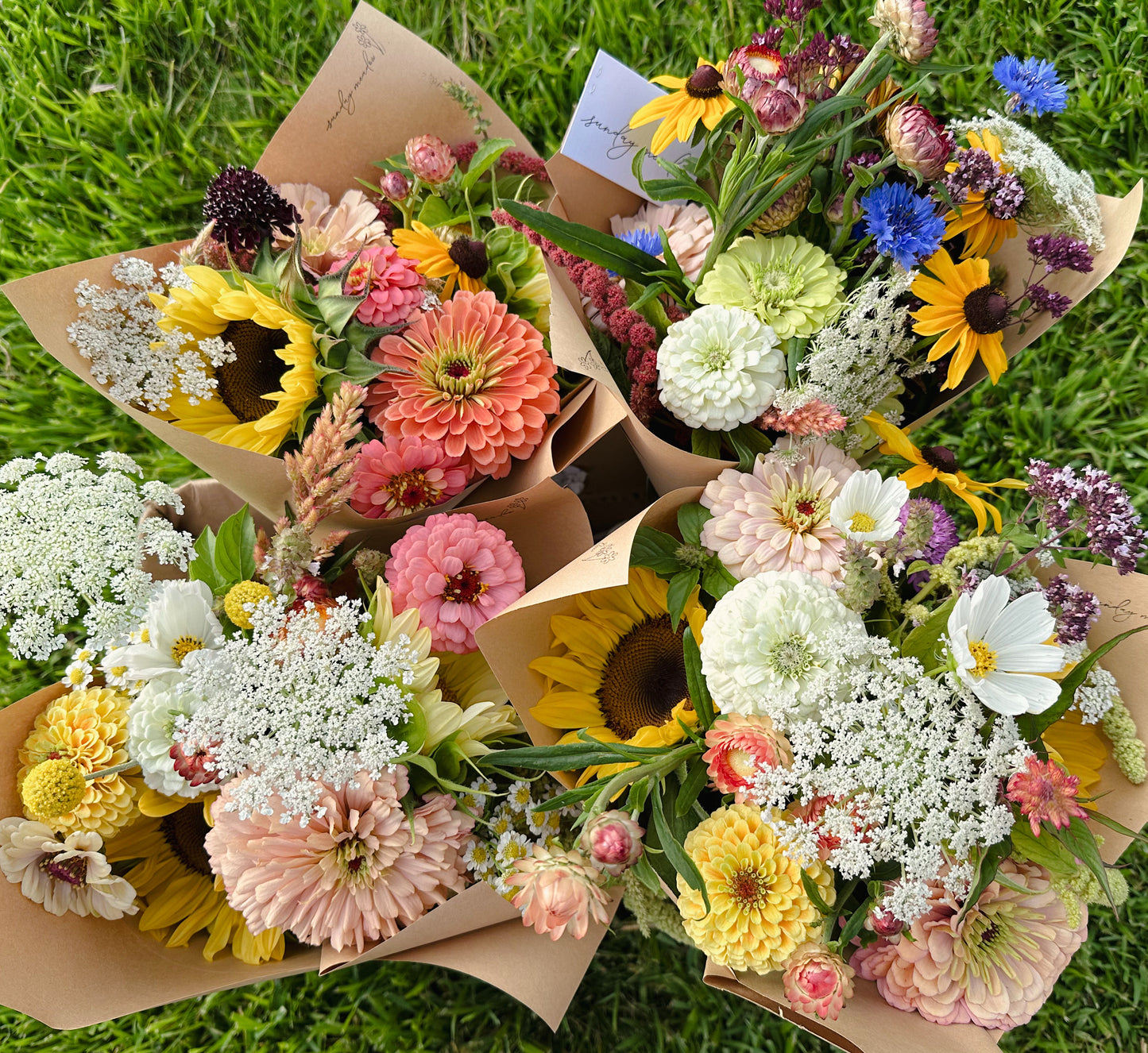 Flower Subscription - 4 Summer Bouquets
