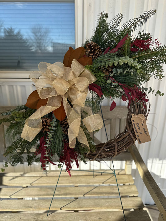 The Flower Farm Holiday Wreath