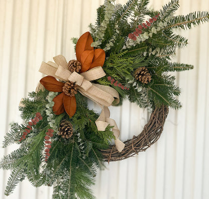 The Flower Farm Holiday Wreath