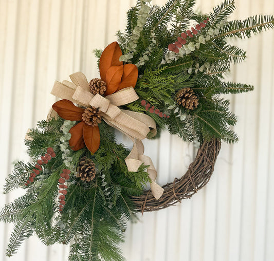 The Flower Farm Holiday Wreath