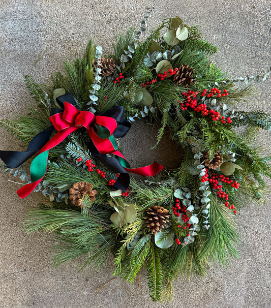 Holiday Cheer - Christmas Wreath