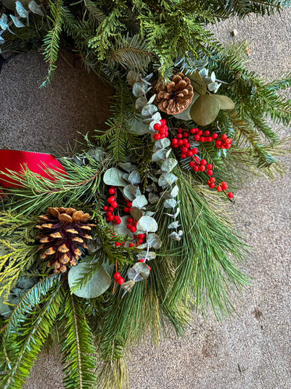 Holiday Cheer - Christmas Wreath