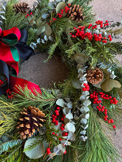 Holiday Cheer - Christmas Wreath
